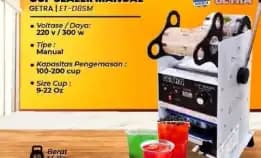 Manual Cup Sealer Getra Mesin Press Minuman