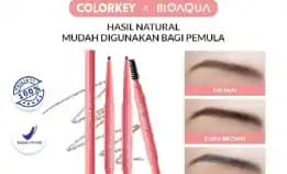 Buhotei Colorkey X Bioaqua Kosmetik Eyebrow Pencil Pensil Alis Tahan Lama Tahan Air Bpom Cosmetics M