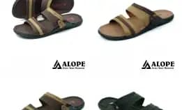 Bisa Cod - Sandal Kulit H06 Alope Pria - Dmn