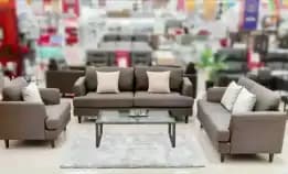 Selma Set Leona Sofa Minimalis - Coklat