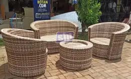 085755969664, Sofa Rotan Sintetis Model Hanispir