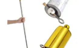 Tongkat sulap ajaib bahan metal Gold Trik Sulap Tongkat Untuk Pertujukan Sulap