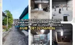 Dijual Murah 2 Kavling Tanah Strategis Di Genuk Semarang.Luas 7x11.5 Shm Dekat Unissula/Smp 43.