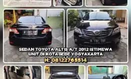 Sedan Toyota Altis A/T 2012 Istimewa.Unit Di Kotagede Yogyakarta.H: 08122765514>>