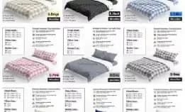 Bedcover Set Kotak Aesthetic Kintakun Premium Quality Terlaris Selimut My Love Quality Termurah