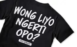 Kaos Wong Liyo Ngerti Opo - Baju Distro Kata Kata Nyindir Self Reminder - Tshirt Driver Muda Racing