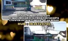 Rumah Dijual : Rumah Strategis Di Maguwoharjo Sleman Yogyakarta. Lt978 Lb100 Shm Pinggir Jalan Besar