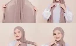 Pasmina Instant Iner 2 In 1, Pasmina Viral Tante Lala  Ceruty Babydoll By Haidar Hijab