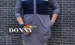 Ec Blouse Koko Pria Donny Putih L Atasan Fashion Baju Kemeja Koko Wanita