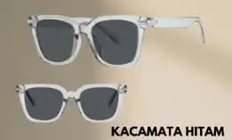 Kacamata Hitam Pria dan Wanita Anti Silau Bluecromic Anti UV 400 Frame Bening