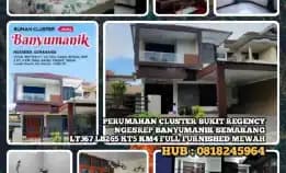 Perumahan Cluster Bukit Regency Ngesrep Banyumanik Semarang.Lt367 Lb265 Kt5 Km4 Full Furnished Mewah