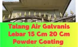 Talang Air Galvanis Metal Kupang! 0813-1118-1117