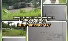 Tanah Dijual : Tanah Murah Strategis Di Pandeglang Banten.Shm Luas ±3900m².H: 081218157475