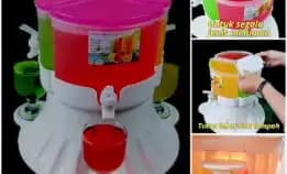 Dispenser Air Minuman Kulkas Dispenser Minuman 6 Liter Bisa Berputar 360° Teko Air Portable Dispense