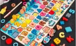 7 In 1 Wooden Magnetic Alphabet & Number Children Educational Toys Termurah Sale Last Chance Big Sal