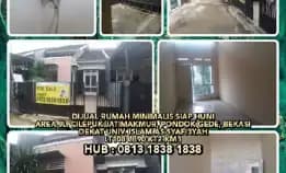 Dijual Rumah Minimalis Siap Huni Area Jl. Cilepuk Jatimakmur, Pondok Gede, Bekasi.Dekat Univ. Islam 