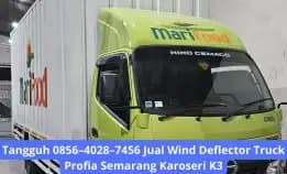 Tangguh 0856–4028–7456 Jual Wind Deflector Truck Profia Semarang Karoseri K3