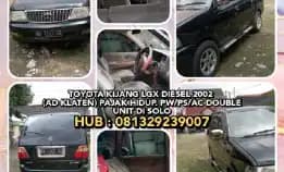 Toyota Kijang Lgx Diesel 2002 (Ad Klaten) Pajak Hidup. Pw/Ps/Ac Double. Unit Di Solo.H:081329239007.