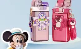 100% Ori Disney Botol Minum Anak 2in1 Sedot Teguk Melody Kuromi Cinnamoroll 520ml