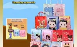 Goodie Bag Ulang Tahun Anak Dino/ Paperbag Ulang Tahun Anak / Goodie Bag Ulang Tahun Bermacam Karakt