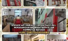 Service Ac / Kulkas / Mesin Cuci / Dll.Pemasangan-Upgrade-Servis Lab Komputer Bahasa.H: 085105005885