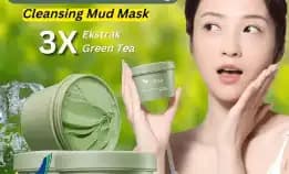 【Bpom】Feali Green Tea Clay Mask Masker Wajah Green Tea Pore Clean Clay Mask