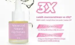 Advanced Natural Lip Serum With Vitamin C Extra Mencerahkan 20ml - Jiera Official Shop | Pemerah Dan