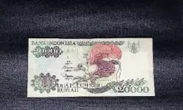 Uangkuno 20000 Rupiah Cendrawasih