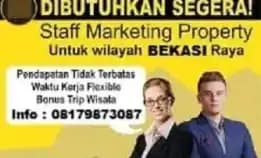 Dibutuhkan Marketing Properti Freelance Bekasi