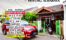 Jual Rumah Wisma Babatan Mukti Wiyung Surabaya