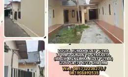 Dijual Rumah Kost Putra Di Wirogunan Yogyakarta.(Masih Menerima Kost Putra)Lt250 Lb178 Kt13 Shm Imb.