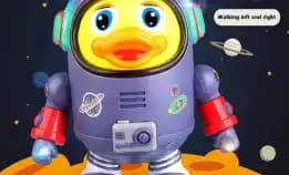 Mainan Robot Bebek Astronot Joget Dancing Walking Musik Dan Lampu