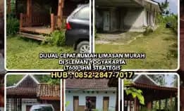 Dijual Cepat Rumah Limasan Murah Di Sleman Yogyakarta. Lt600 Shm Strategis. H: 0852-2847-7017*