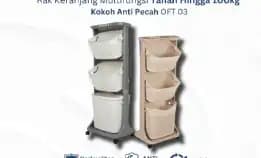 Olymplast Rak Keranjang / Fleksible Trolley Plastik Serbaguna