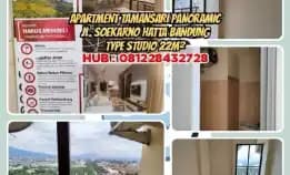 Apartment Tamansari Panoramic, Jalan Soekarno Hatta Bandung.Type Studio 22m². H: 081228432728>>