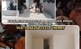 Rumah Dijual : Dijual Rumah Di Batursari, Mranggen, Demak.Lt75 Lb50 Kt2 Km1.Wa: 08562681221 / Herry