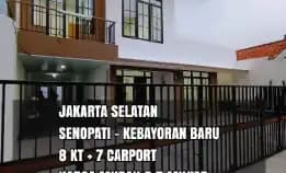 Rumah Baru Full Renovasi Di Kebayoran Baru Senopati,8 Kt,7carport