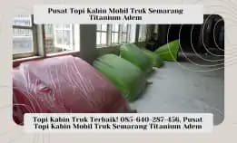 Spoiler Kabin Truk Garang! 085-640-287-456, Pusat Spoiler Kabin Mobil Truk Semarang Titanium Adem