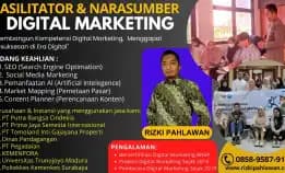 Call 0858-9587-9128 Pembicara Narasumber Digital Marketing Bnsp Kementerian Pertanian Tangerang Banjarmasin Semarang Jogja Depok Rizki Pahlawan