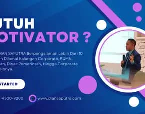 Pembicara Motivator Tangerang Selatan, Terpercaya & Solutif, Dian Saputra