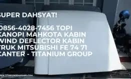 Super Dahsyat! 0856-4028-7456 Topi Kanopi Mahkota Kabin Wind Deflector Kabin Truk Mitsubishi Fe 74 71 Canter - Titanium Group