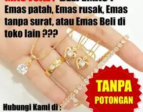 Tanpa Potongan, Jual Beli Emas Cukim Buol