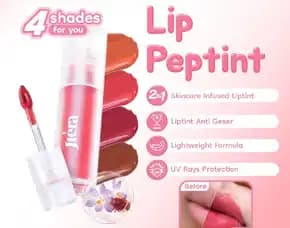 Jiera Lip Peptint With 2 In 1 Function Lip Tint & Lip Care, Uv Rays Protection, Lightweight, Longlas