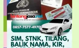 0857-7577-4970 Biro Jasa Balik Nama Kendaraan Jakarta Timur Bayar Setelah Selesai