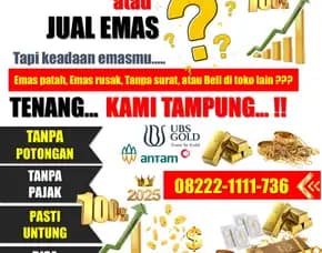 Hub0822-2111-1736, Wa [ Tanpa Potongan ], Jual Emas Lantakan Sunter Agung