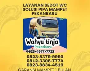 Biaya Sedot Wc Pekanbaru