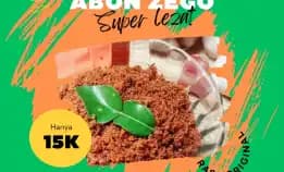 Aromatik 0819-3533-3608 Supplier Abon Cakalang Abon Tongkol Dengan Serundeng Isi Makanan  Berau Bekasi Abon Zego