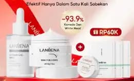 [Bpom] Lanbena Peeling Solution Masker Komedo Penghilang Komedo Step 2 Soothing Serum Eksfoliasi Men