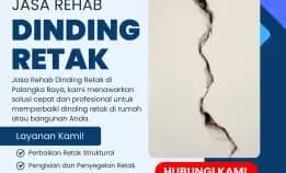 Wa 0822 5652 6933 Jasa Rehab Dinding Retak Di Palangka Raya