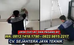 Wa. 081314181790 - 082298152217 Jasa Cuci Ac Bojong Menteng, Rawalumbu, Bekasi Cv. Sejahtera Jaya Teknik